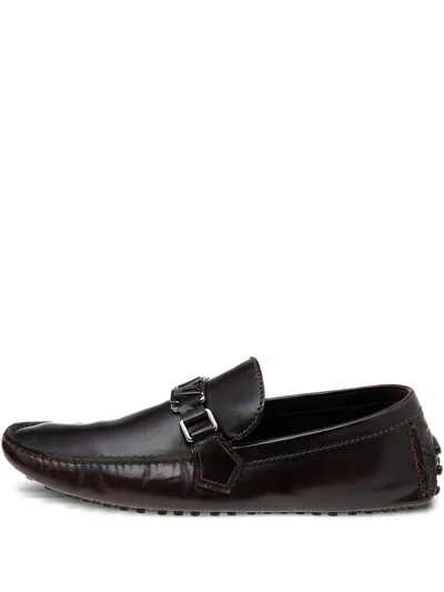 Pre-owned Louis Vuitton Leather Loafers