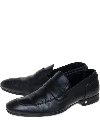 Pre-owned Louis Vuitton Leather Loafers