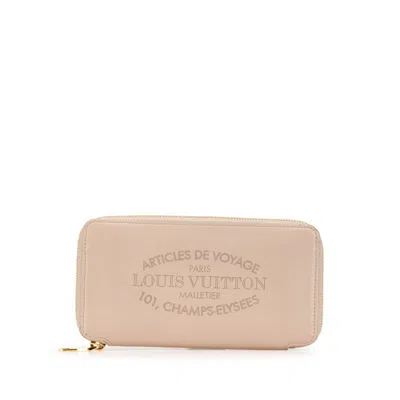 Pre-owned Louis Vuitton Leather Long Wallet (bi-fold) () In Brown