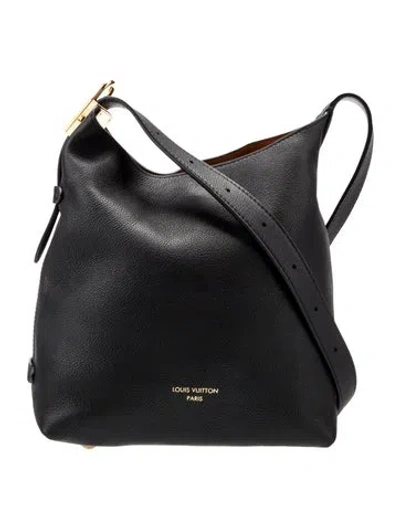 Pre-owned Louis Vuitton Leather Low Key Pm In Black