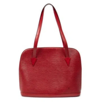 Pre-owned Louis Vuitton Leather Lussac Null In Red