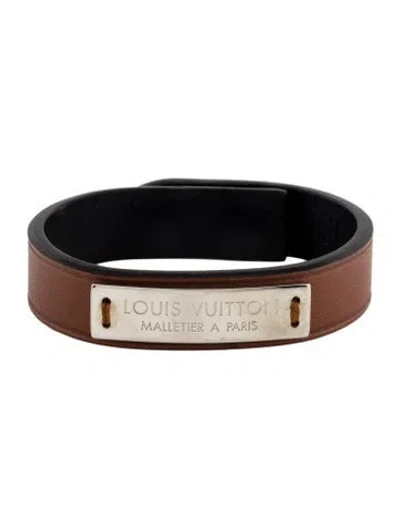 Pre-owned Louis Vuitton Leather Malletier A Paris Wrap Bracelet In Multi