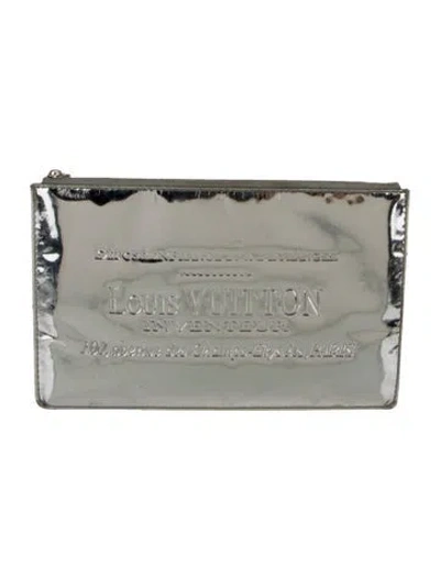 Pre-owned Louis Vuitton Leather Miroir Pochette Platt Vintage