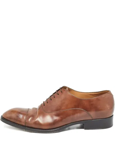 Pre-owned Louis Vuitton Leather Oxford Shoes