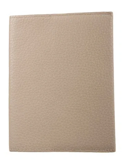 Pre-owned Louis Vuitton Leather Passport Holder In Neutral