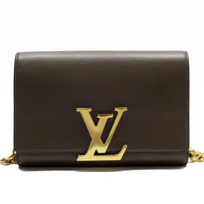 Pre-owned Louis Vuitton Leather Pochette Shoulder Bag () In Brown