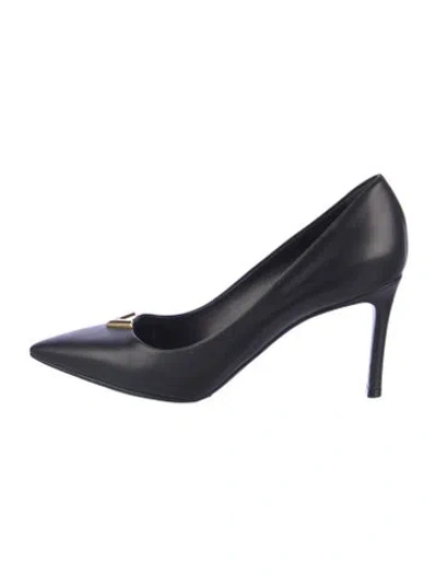 Pre-owned Louis Vuitton Leather Pumps In Black