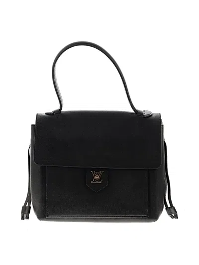 Pre-owned Louis Vuitton Leather Satchel In Black