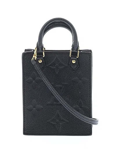 Pre-owned Louis Vuitton Leather Satchel In Black