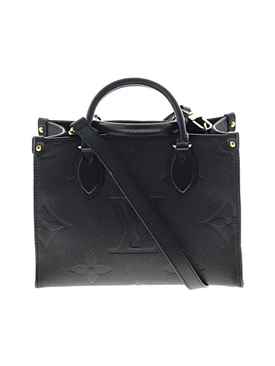Pre-owned Louis Vuitton Leather Satchel In Black