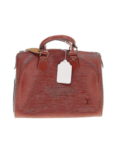 Pre-owned Louis Vuitton Leather Satchel In Brown