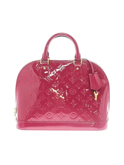 Pre-owned Louis Vuitton Leather Satchel In Pink