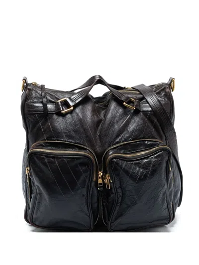 Pre-owned Louis Vuitton Leather Shoulder Bag In Black