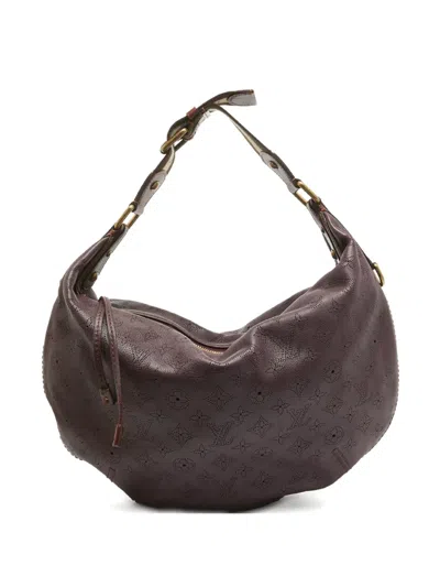 Pre-owned Louis Vuitton Leather Shoulder Bag In Purple