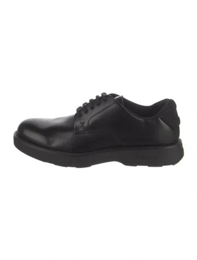 Pre-owned Louis Vuitton Leather Sneakers In Black