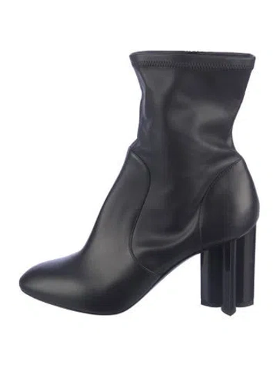 Pre-owned Louis Vuitton Leather Sock Boots In Blue