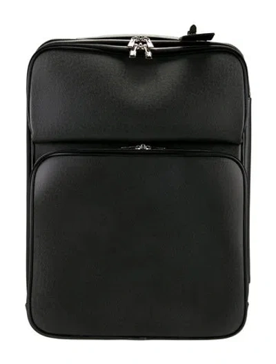 Pre-owned Louis Vuitton Leather Suitcase In Black