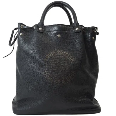 Pre-owned Louis Vuitton Leather Tote Bag () In Black