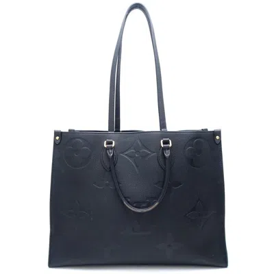 Pre-owned Louis Vuitton Leather Tote Bag () In Black