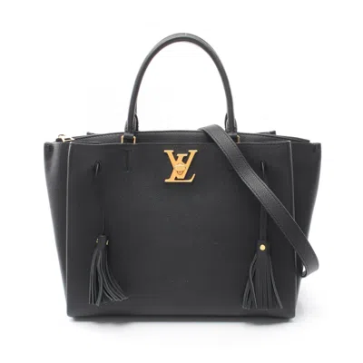 Pre-owned Louis Vuitton Leather Tote Bag () In Black