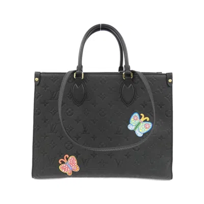 Pre-owned Louis Vuitton Leather Tote Bag () In Black
