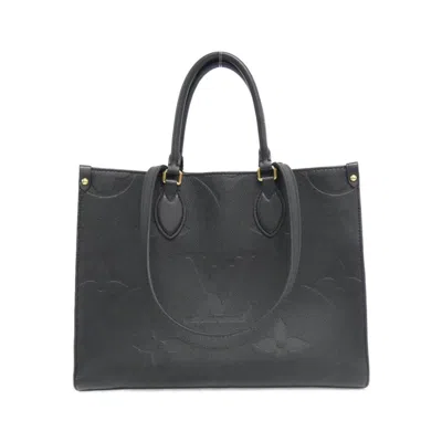 Pre-owned Louis Vuitton Leather Tote Bag () In Black