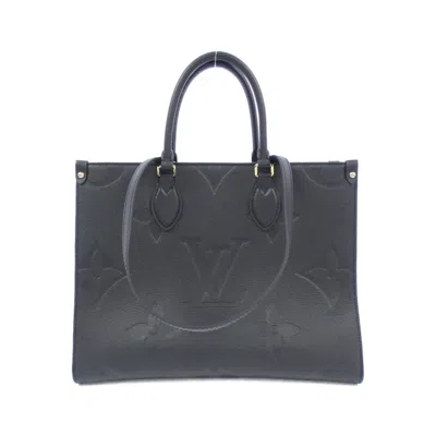 Pre-owned Louis Vuitton Leather Tote Bag () In Black