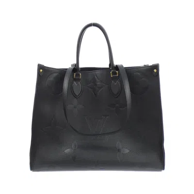 Pre-owned Louis Vuitton Leather Tote Bag () In Black
