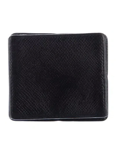 Pre-owned Louis Vuitton Leather Wallet In Black
