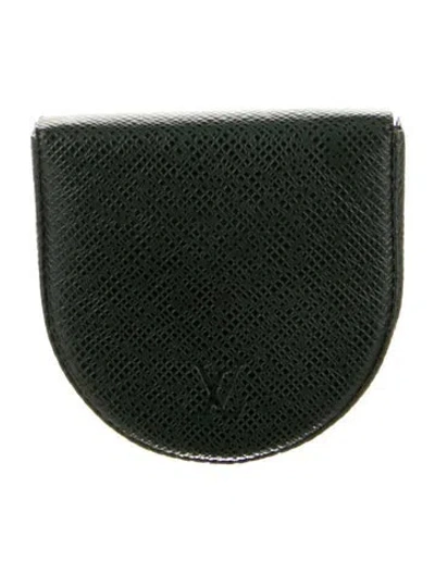 Pre-owned Louis Vuitton Leather Wallet In Green