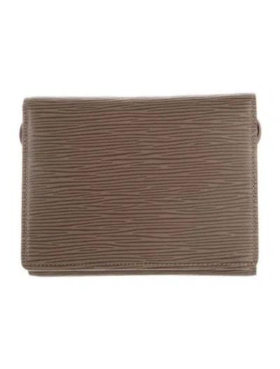 Pre-owned Louis Vuitton Leather Wallet In Neutrals