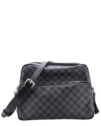 Louis Vuitton Leoh Messenger Bag Damier Graphite (authentic Pre-loved)