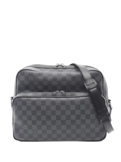 Pre-owned Louis Vuitton Leoh Shoulder Bag In Black