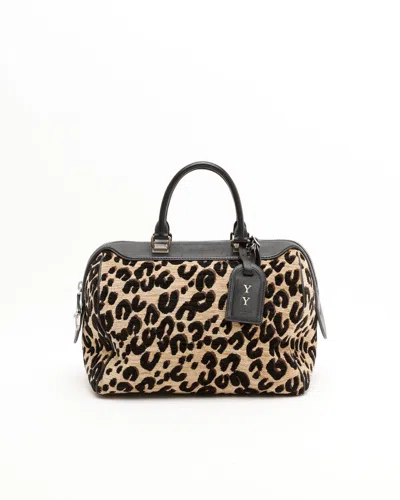 Pre-owned Louis Vuitton Leopard Speedy 30 Bag In Multi