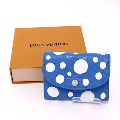 Pre-owned Louis Vuitton Light Blue Cuir Ombre Leather Wallet (bi-fold) ()