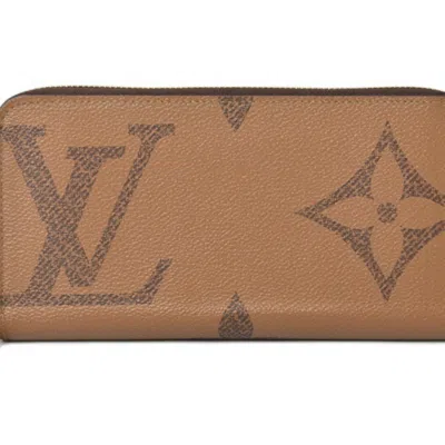 Pre-owned Louis Vuitton Light Brown Monogram Monogram Pvc Long Wallet (bi-fold) () In Light Brown, Monogram
