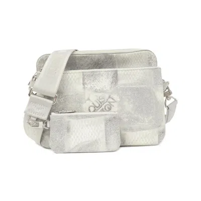 Pre-owned Louis Vuitton Light Gray Coated Canvas Shoulder Bag ()