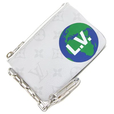 Pre-owned Louis Vuitton Light Gray Coin Purse/coin Case ()