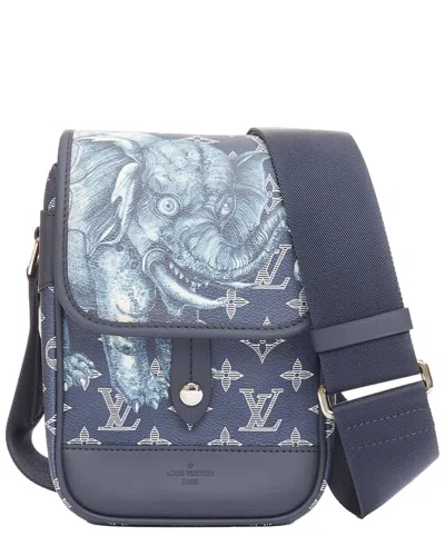 Pre-owned Louis Vuitton Limited Chapman Brothers Savane Elephant Canvas Crossbody Bag  (authentic Pre-loved)