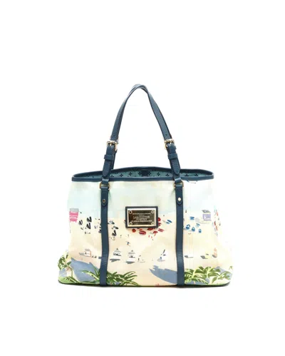 Louis Vuitton Limited Edition Ailleurs Escale Canvas Tote Bag In Multi