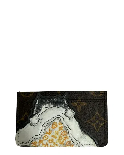 Pre-owned Louis Vuitton Limited Edition Cat Nap Card Holder (authentic Pre-loved)