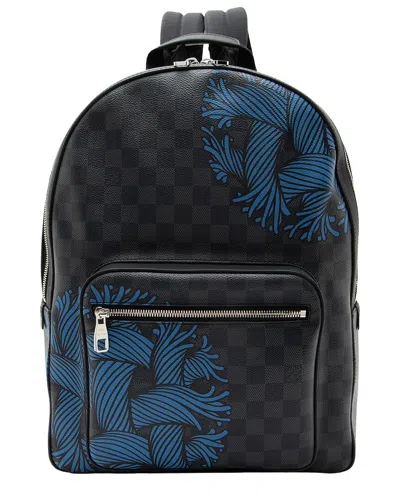 Pre-owned Louis Vuitton Limited Edition Damier Graphite Nemeth Josh Backpack (authentic Pr