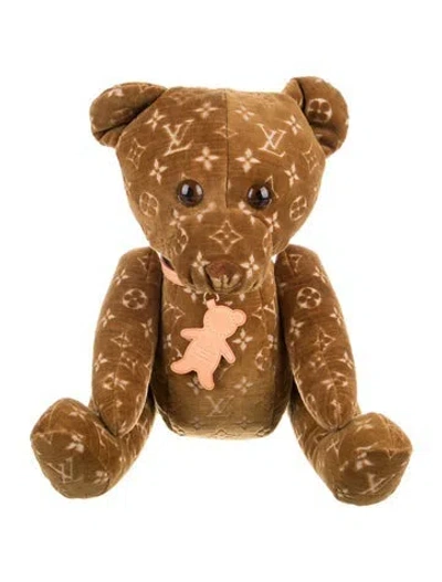 Pre-owned Louis Vuitton Limited Edition Doudou Teddy Bear In Brown