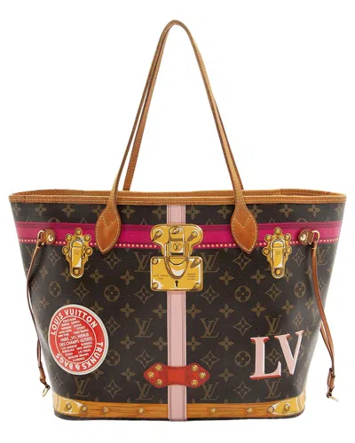 Louis Vuitton Limited Edition Monogram Canvas Summer Trunk Neverfull Mm Tote  (authentic Pre-loved)