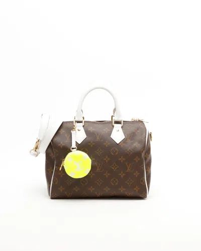 Pre-owned Louis Vuitton Limited Edition Monogram Speedy Match Bandoulière 25 Bag In Multi