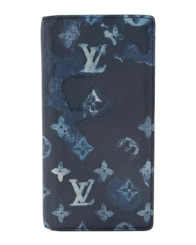 Pre-owned Louis Vuitton Limited Edition Monogram Watercolor Brazza Wallet (authentic  Pre-loved)