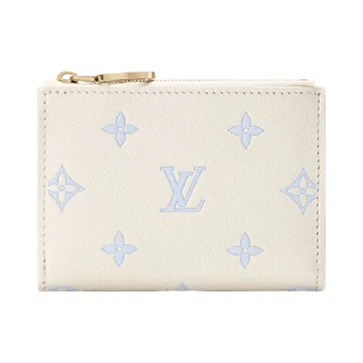 Pre-owned Louis Vuitton Lisa Wallet 'monogram Milky White/jade Green Empreinte Cowhide Leather' | Women's Size