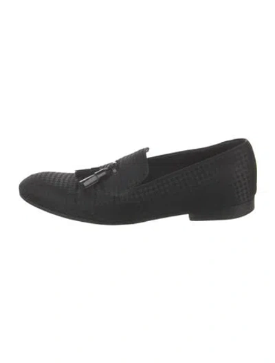 Pre-owned Louis Vuitton Loafers In Black