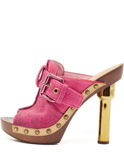 Pre-owned Louis Vuitton Lock It Sandals