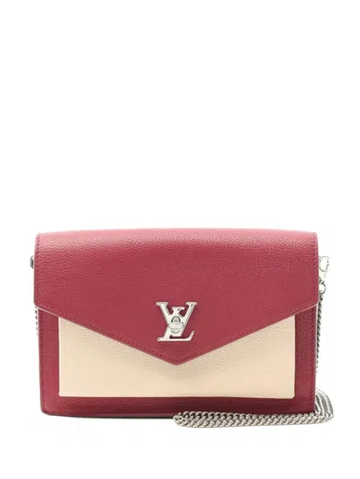 Pre-owned Louis Vuitton Lock Me Shoulder Bag In Red